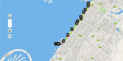 Jumeirah Beach неблагодарна картата
