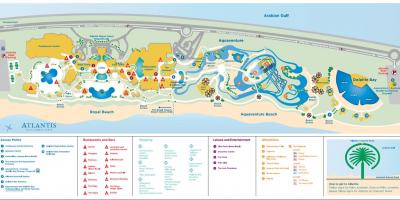 Карта На Атлантис В Дубай