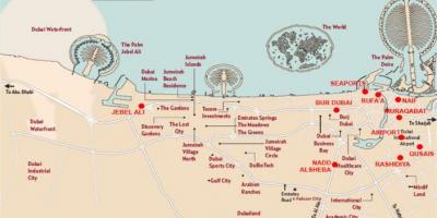 Карта На Джебел Али