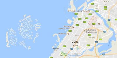 Карама в Дубай карта