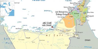 Карта На Дубай, Обединени Арабски Емирства