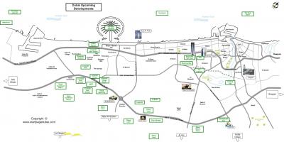 Инвестиционен парк в Дубай местоположението на картата
