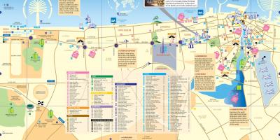 Туристическа карта на Дубай
