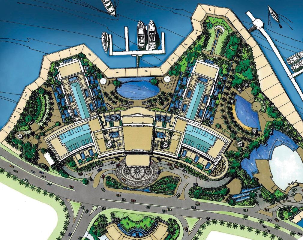 карта в хотел Palazzo Versace в Дубай