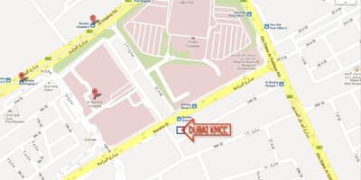 Дубай местоположението на болницата на картата