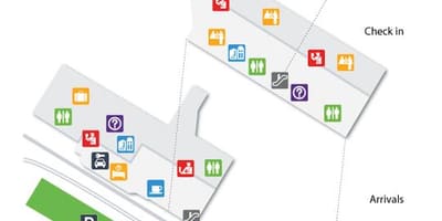 Летище Дубай терминал 1 Местоположение на картата